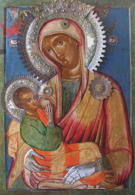 1-Икона Б. М.  Млекопит. в Карейской келии мон-ря Хиландар